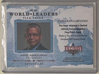 Wavel Ramkalawan 2020 Decision World Leaders Flag Patch Relic Card Seychelles