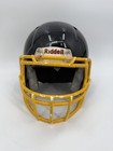 Riddell Victor Football Helmet Youth Medium Black W  Yellow Mask 2017 Season