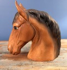 Vintage Lefton Horse Head Porcelain Planter Made In Japan H1953