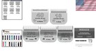 5-pack Detachable Blades For Andis  Oster   Wahl Clippers - Precision Grooming