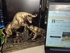 Wall Street Bull   Bear Statue - Stock Market Gift For Investors Traders