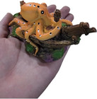 Small Aquarium Decoration Cute Octopuse Design Fish Tank Ornament Shipwreck Land