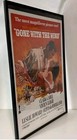 Original Vintage 1939 Gone With The Wind Large Poster 52  X 38     Frame Xl