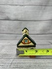 Vtg Phb Style Church Porcelain Hinged Trinket Box W  Church Goer Trinket