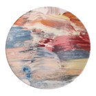 Anthropologie Salad Lunch  Plate Watercolor England Porcelain Dish 8 75  