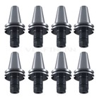 8pcs Cat40 Er16 2 76  Collet Chuck Tool Holder Balanced G2 5 20000 Rpm Set