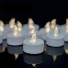  Battery Tea Lights Candles Set Of 24  Flickering Flameless 24 Pcs Warm White