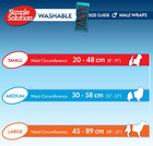 Washable Male Wrap Dog Diaper  Medium  1 Pack
