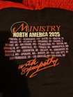 Ministry 2025 Final Tour Autographed Drumhead   Drumstick
