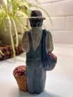 Vintage Freeman Black Americana Farmer Figurine-hand-painted Resin  Collectible