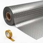 2mm Pvc Garage Floor Mat Diamond Plate Non Slip Waterproof Roll 8 To 20 Ft