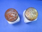 Vintage Hazel Atlas Salt   Pepper Shakers Dutch Boy White Milk Glass