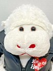 Dan Dee Collectors Choice White Gorilla Plush King Of Hearts With Jacket 18 In