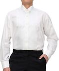Men s Pique Wing Collar Tuxedo Shirt  Convertible Cuffs