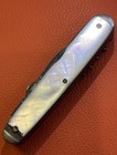 Antique Kastor Mother Of Pearl Multi Tool Pocket Knife Scissors Corkscrew C1900