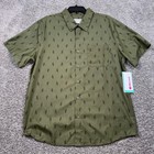 Marmot Airexchange Novelty Shirt Mens Leaf Print Olive Grove Large New