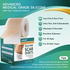  Medical Grade Silicone Scar Sheets Silicone Scar Tape 1 6   x 60    Roll-1 5m 