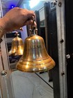 6-inch Antique Brass Us Navy Bell   Nautical Ship Bell Home D  cor Gift