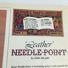 Vtg Doodle Page Leather Needlepoint Series 12b Pg 2 Craftool Tracing Pattern