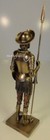 11 5  Don Quixote Standing W  Jousting Spear Spanish Statue Antique Bronze Color