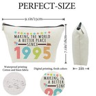 30th Birthday Gifts For Women  Funny 30 Year Old Gift Makeup Bag  1995 30th B   