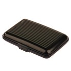 Aluminum Rfid Blocking Credit Card Holder For Men   Stylish Women Travel Wallet