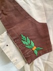Rare Vintage 50   s Kids Western Embroidered Shirt Pearl Buttons As Is