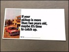 1973 Chevrolet Pickup Truck Promotional Vintage Car Sales Brochure Folder