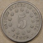 1881 Shield Nickel Nearly Xf As Pictured La