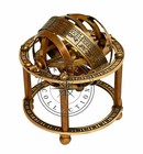 Maritime Nautical Armillary Sphere Antique Brass Globe Astrolabe Collectible