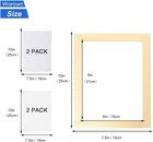 Worown A5 Wooden Paper Making Screen Kit  Paper Making Frames  Mould And Deckle