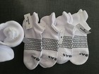 Bombas White Ankle Socks Medium  5 Pack 