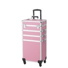 Pro 4in1 Aluminum Rolling Makeup Beauty Cosmetic Train Case Box Trolley Cute