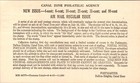 Canal Zone 11 Announcement Cards - All One Price