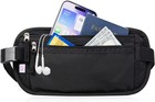 Money Belt Passport Holder Slim Hidden Travel Wallet With Rfid Blocking