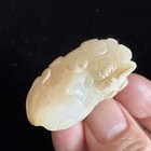 Chinese Old Jade Carved Dragon Pi Xiu Jade Beast Statue