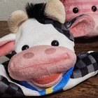 Melissa And Doug Lot Of 5 Animal Plush Hand Puppets Turtle Cow Pig Tiger Horse