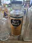 Vintage Apothecary Medicine Bottle Lot Barium Chloride San-agar Paper Label