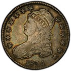 1824 Capped Bust Half Dollars Pcgs Vf-25