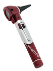 Fiber Optic Otoscope Ophthalmoscope Examination Led Diagnostic Ent Set-burgundy