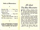 All About The Blue Mountains Nsw Govt Tourist Bureau Travel Booklet Australia