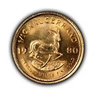 1980 South Africa 1 10 Oz Gold Krugerrand - Tenth-ounce - Sku-g3828