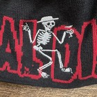 New  Vintage Osfm Social Distortion X Bio Domes Wrap Around Embroidered Beanie