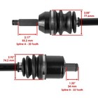 Caltric Front Left Or Right Complete Cv Joint Axle For Polaris 1332821