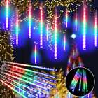 384 Led 8 Tubes Lights Meteor Shower Rain Tree String Light Outdoor Garden Party