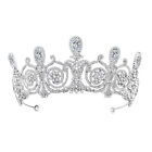 7 5cm Tall Cz Crystal Wedding Bridal Queen Princess Prom Tiara Crown For Women