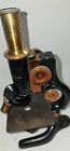 Vintage 1915 Bausch   Lomb Brass Scientific Microscope Bausch   Lomb Optical Co 