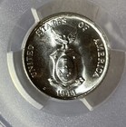 1944 D Philippines Silver 20 Centavos  Pcgs Ms66