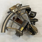 8  antiques Hub Brass Ship History Sextant Vintage Solid Antique Brass Nautical 