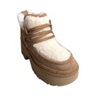 Ugg Women s Classic New Heights Lace Up Chestnut Suede Platform Boots 1167772